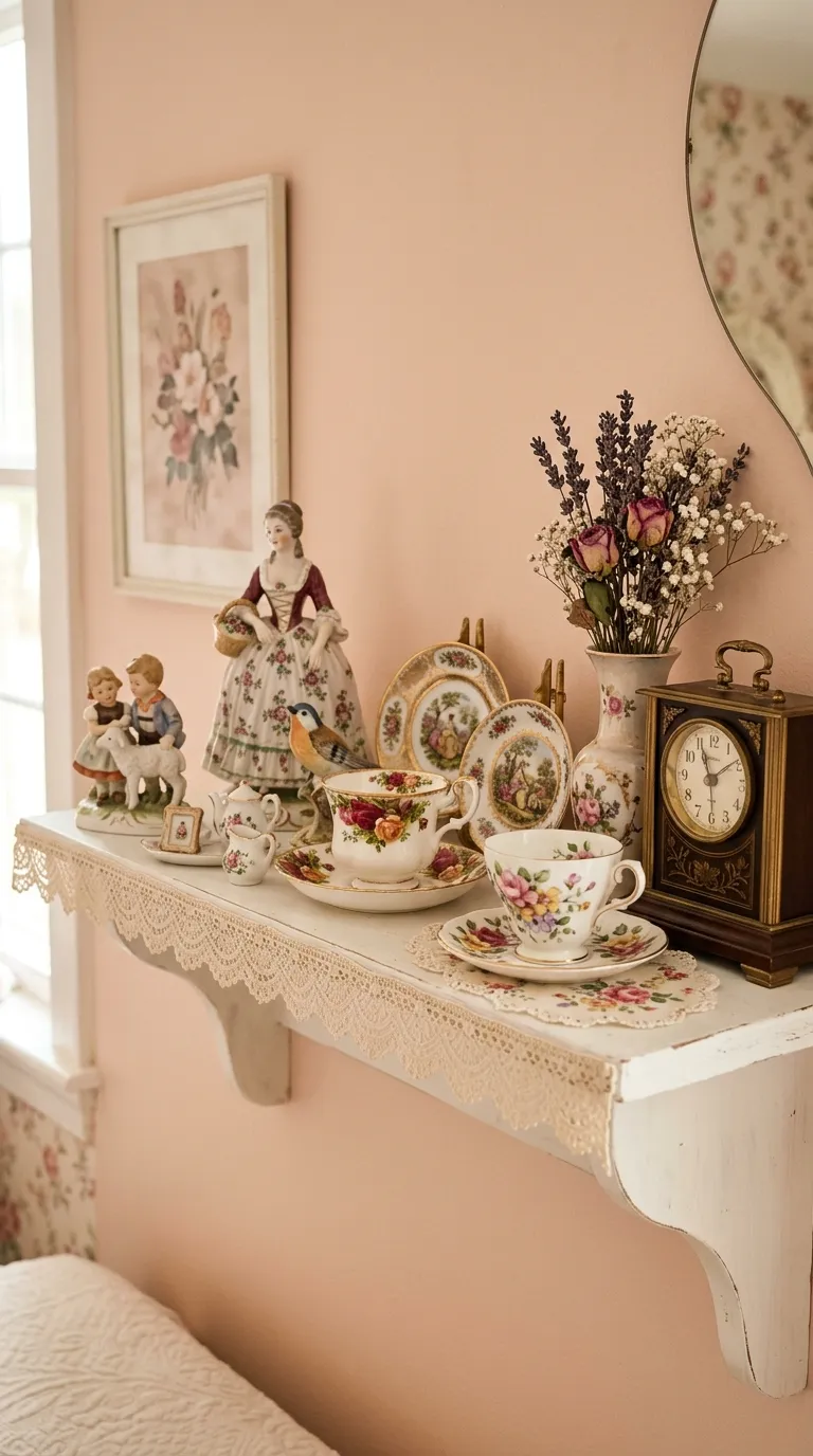 Porcelain Figurine Display