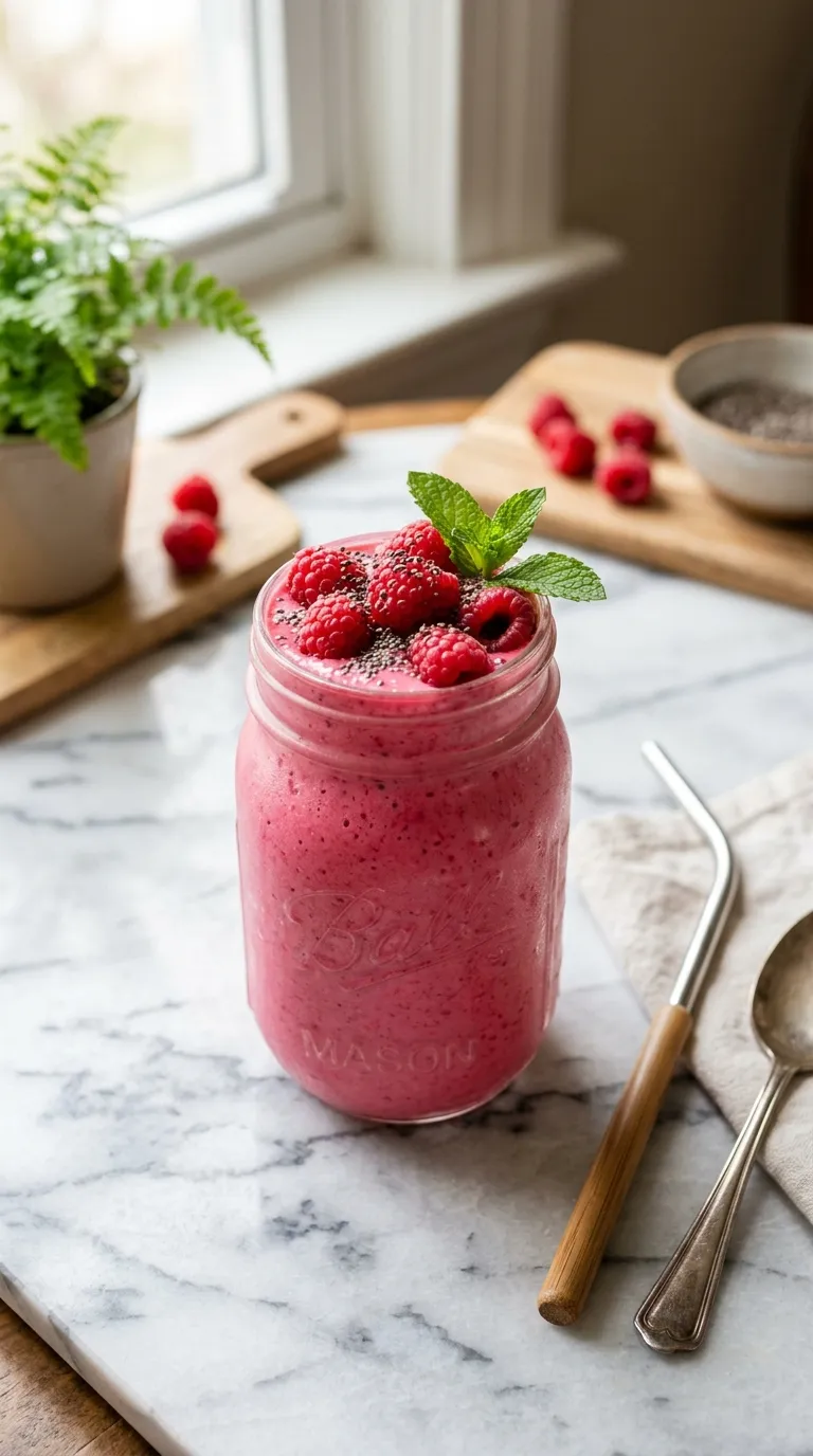 Raspberry Chia Shake