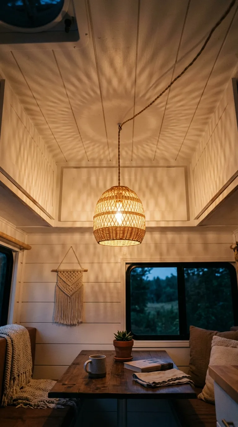 Rattan Ceiling Light