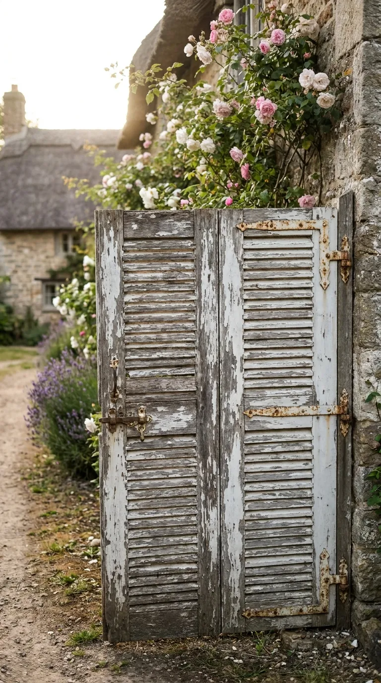 Reclaimed Shutter Assembly