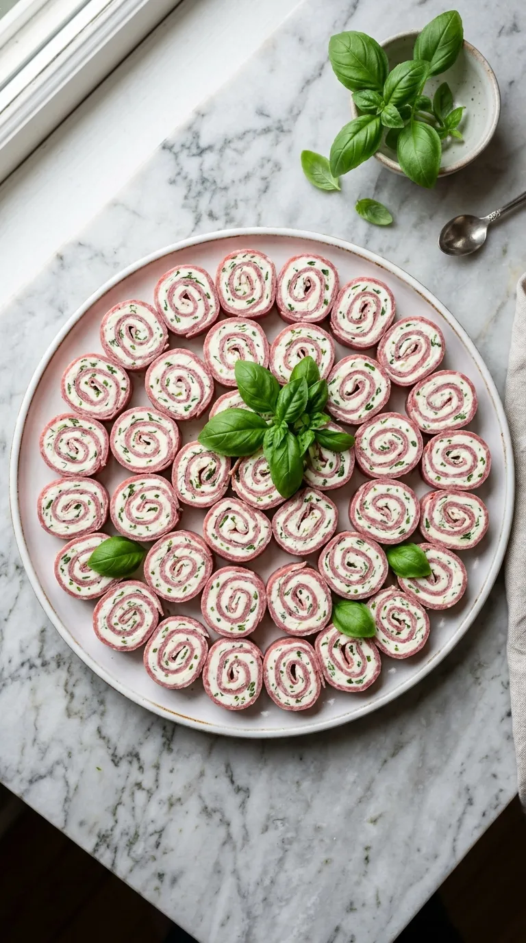 Salami and Cream Cheese Roll-ups