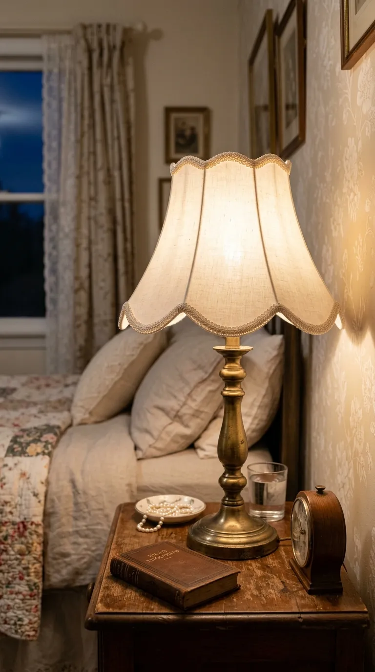 Scalloped Lampshade Detail