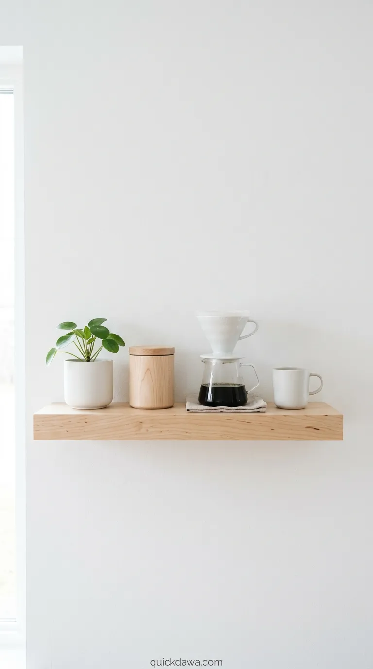 Scandinavian Minimalist Coffee Setup