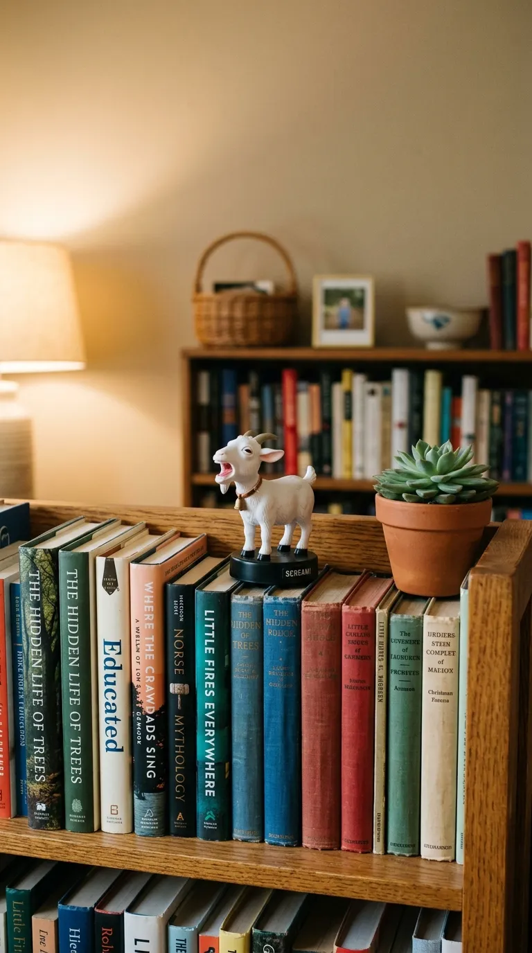 Screaming Goat Figurine