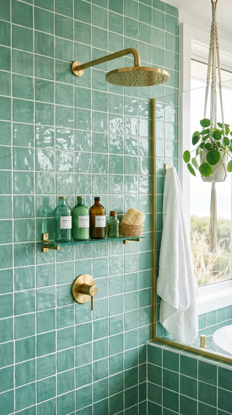 Seafoam Green Squares