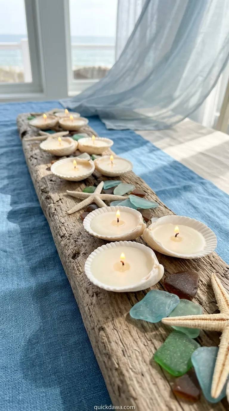 Seashell Candle Votives