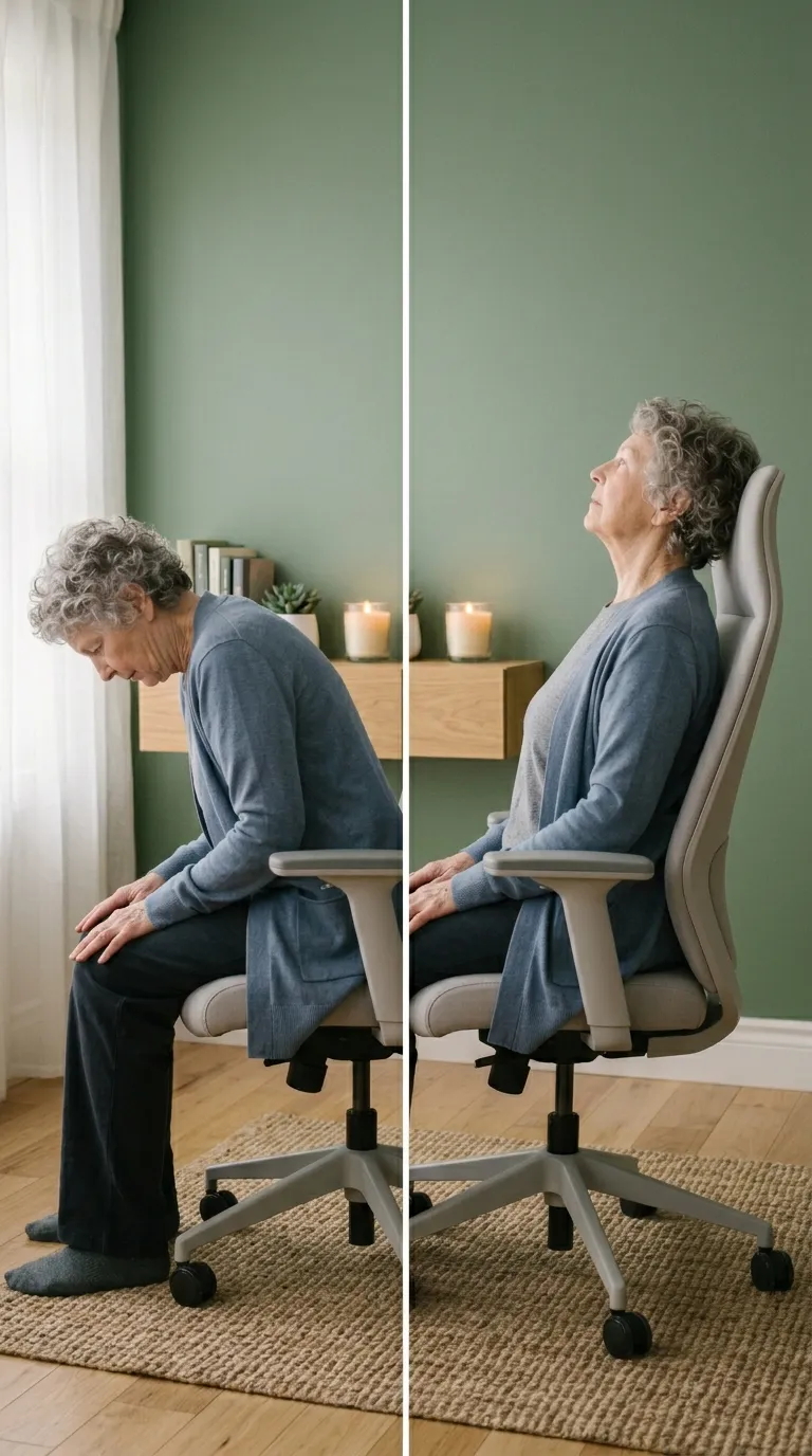 Seated Cat-Cow Stretch
