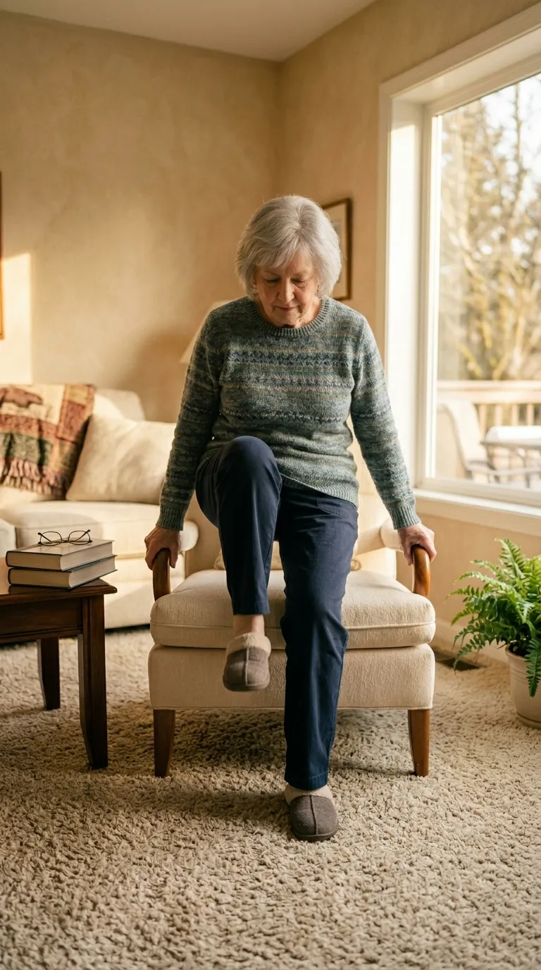 Seated Knee Lifts