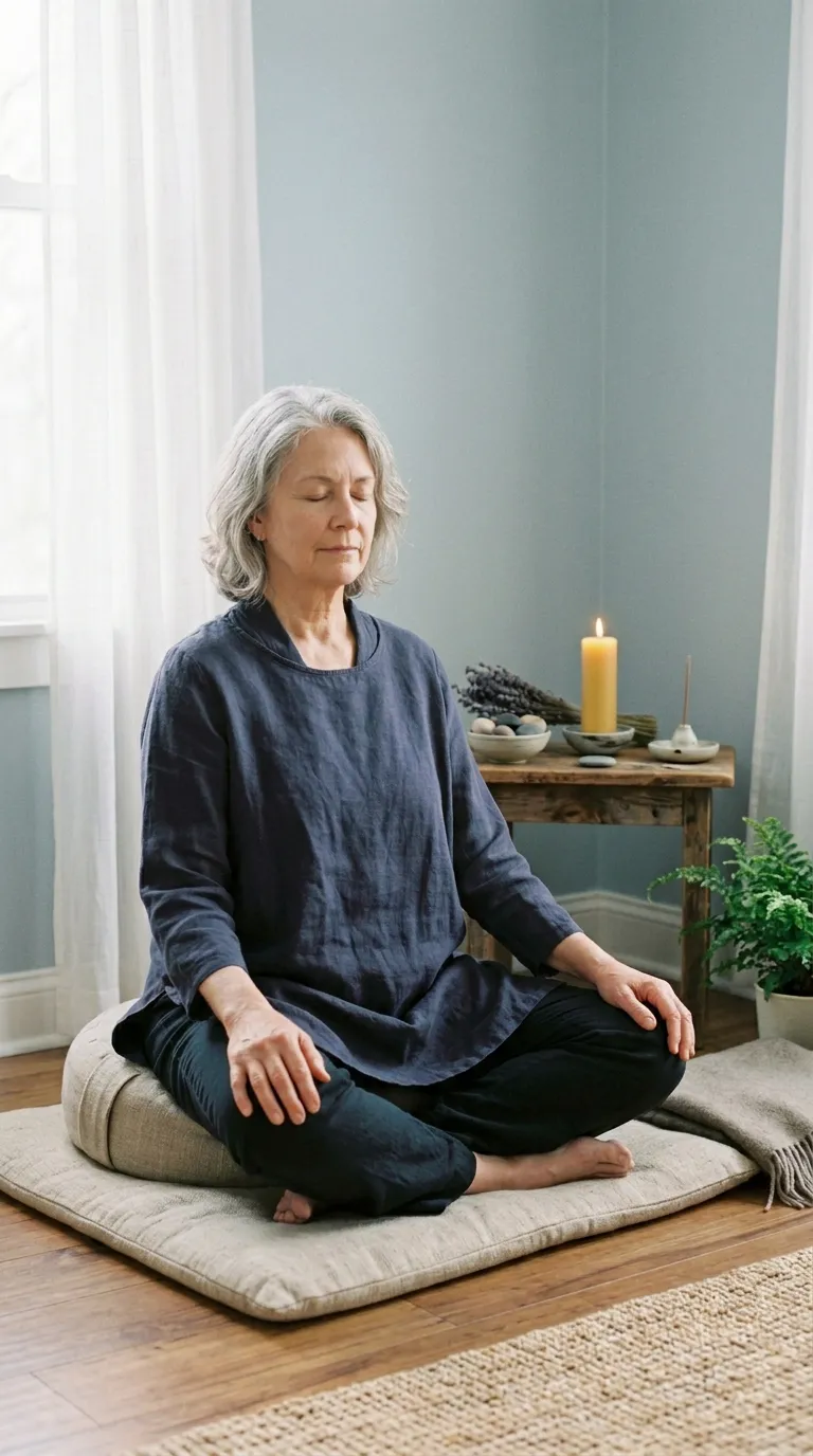 Seated Mindful Meditation Pose