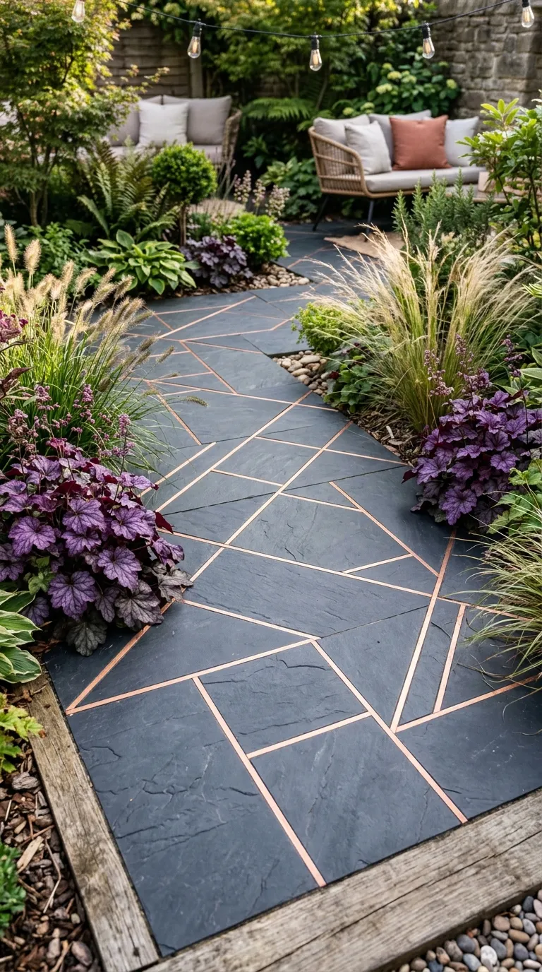 Slate with Copper Accents