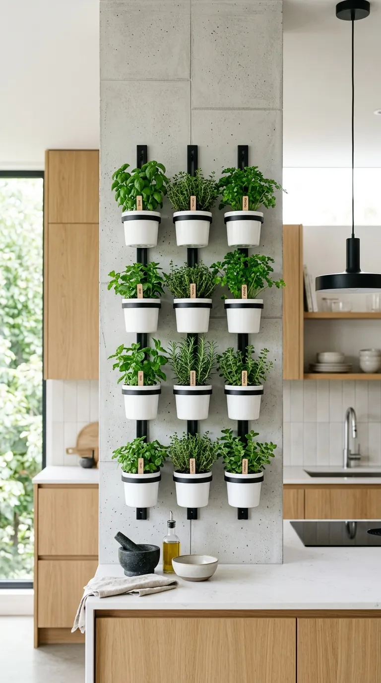 Sleek Modern Vertical Wall System
