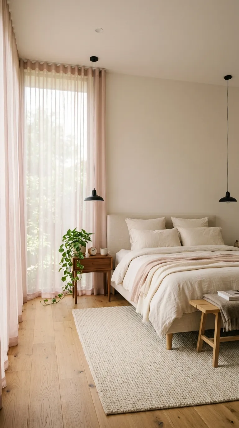 Soft Blush Drapes