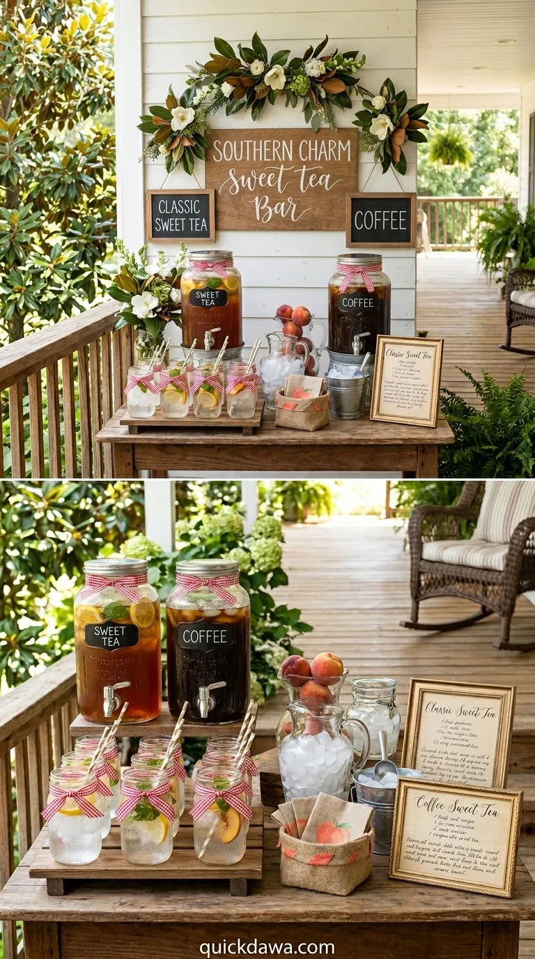 Southern Charm Sweet Tea Bar