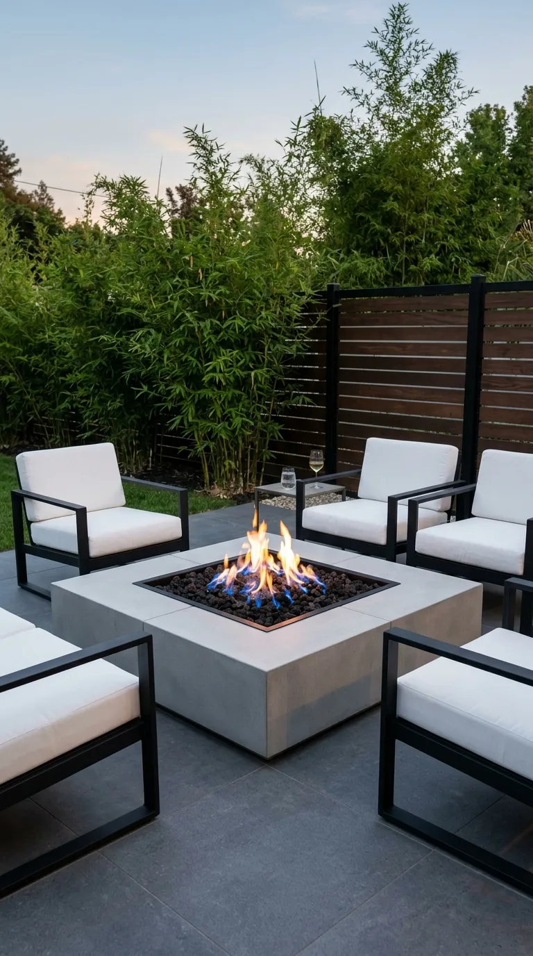 Square Fire Pit Design