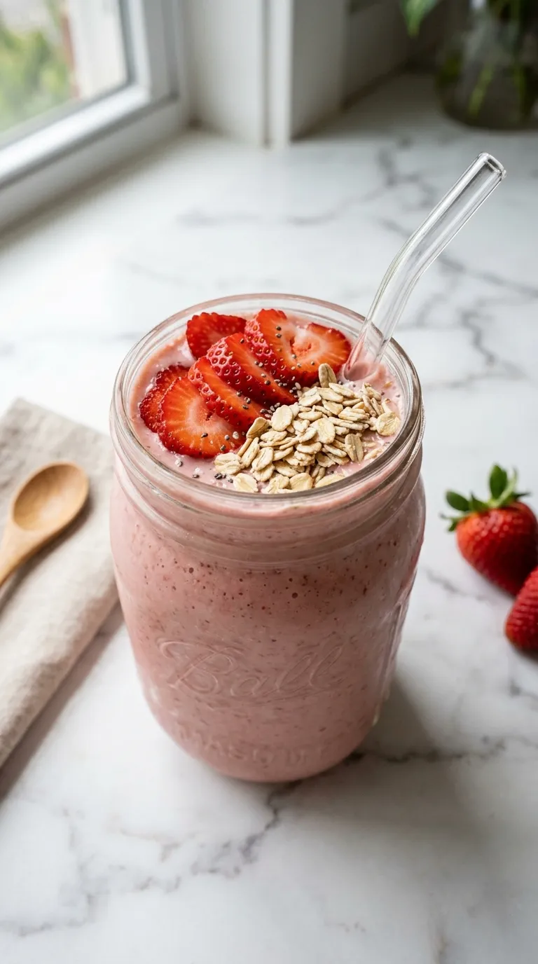 Strawberry Oat Smoothie