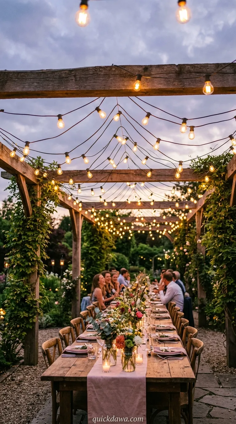 String Light Canopy