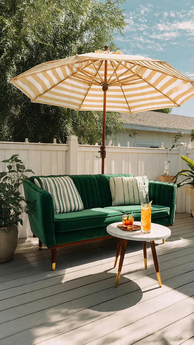 Striped Umbrella Shade