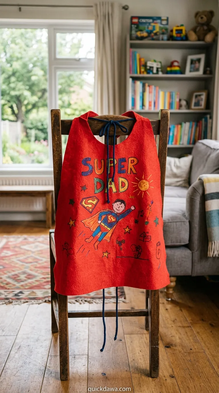 Superhero Cape With Kid's Art