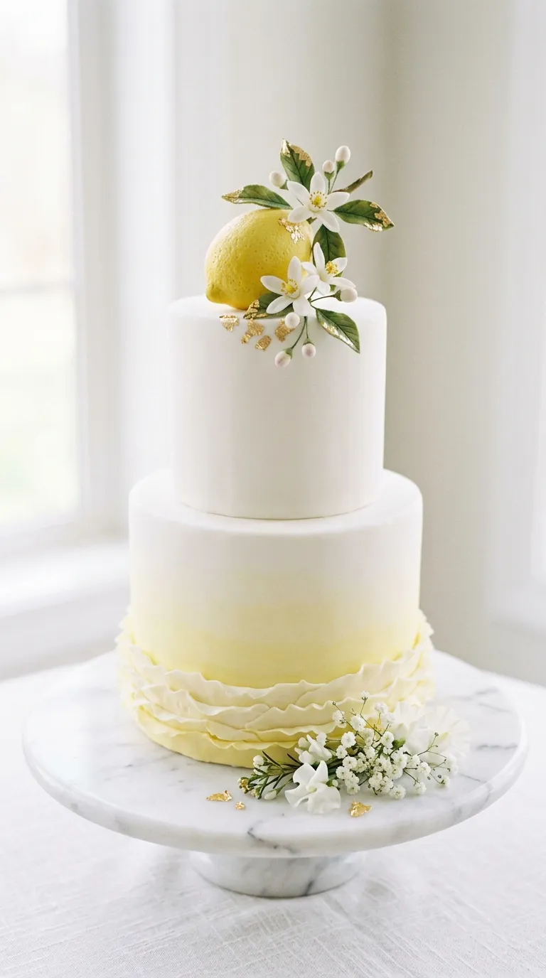 Sweet Lemon Cake Topper