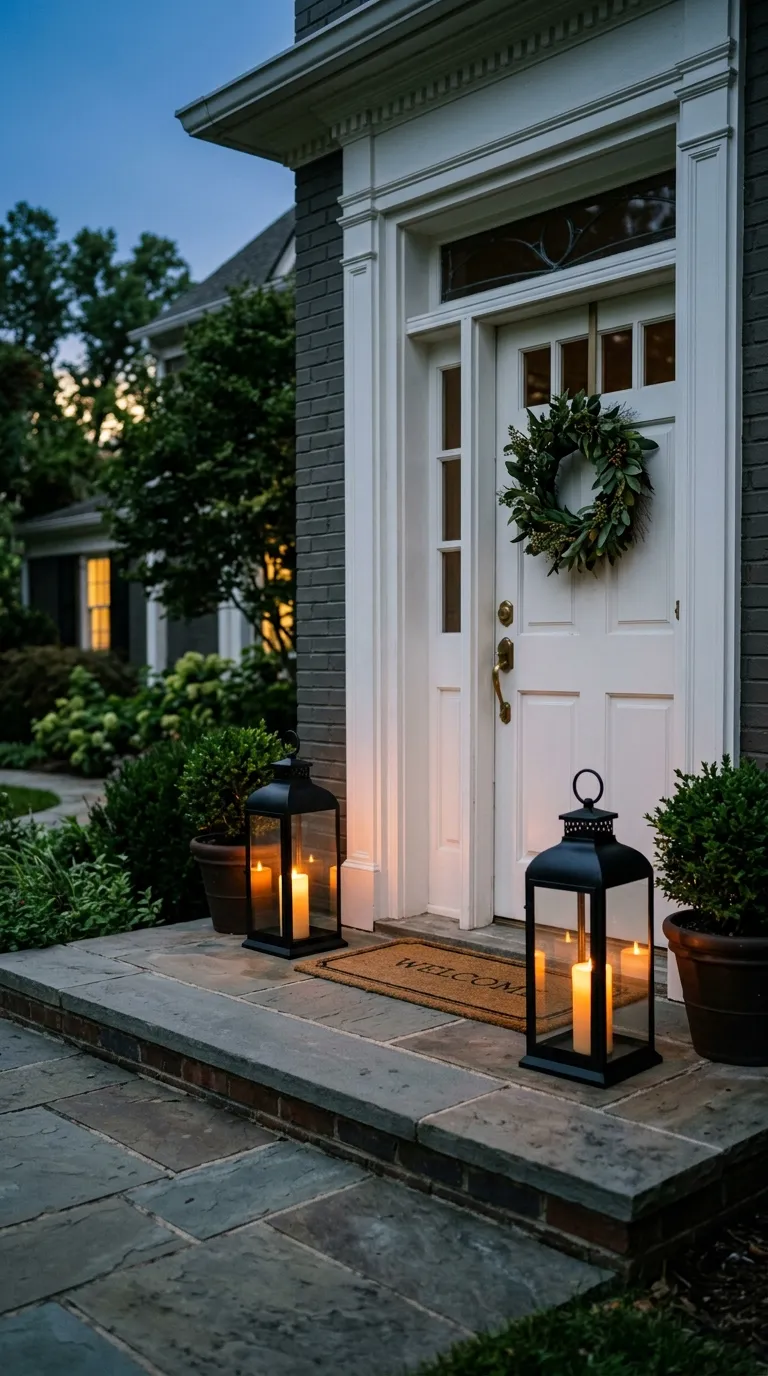 Symmetrical Lantern Lighting