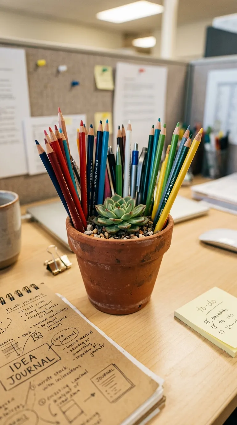 Terracotta Pen Holder