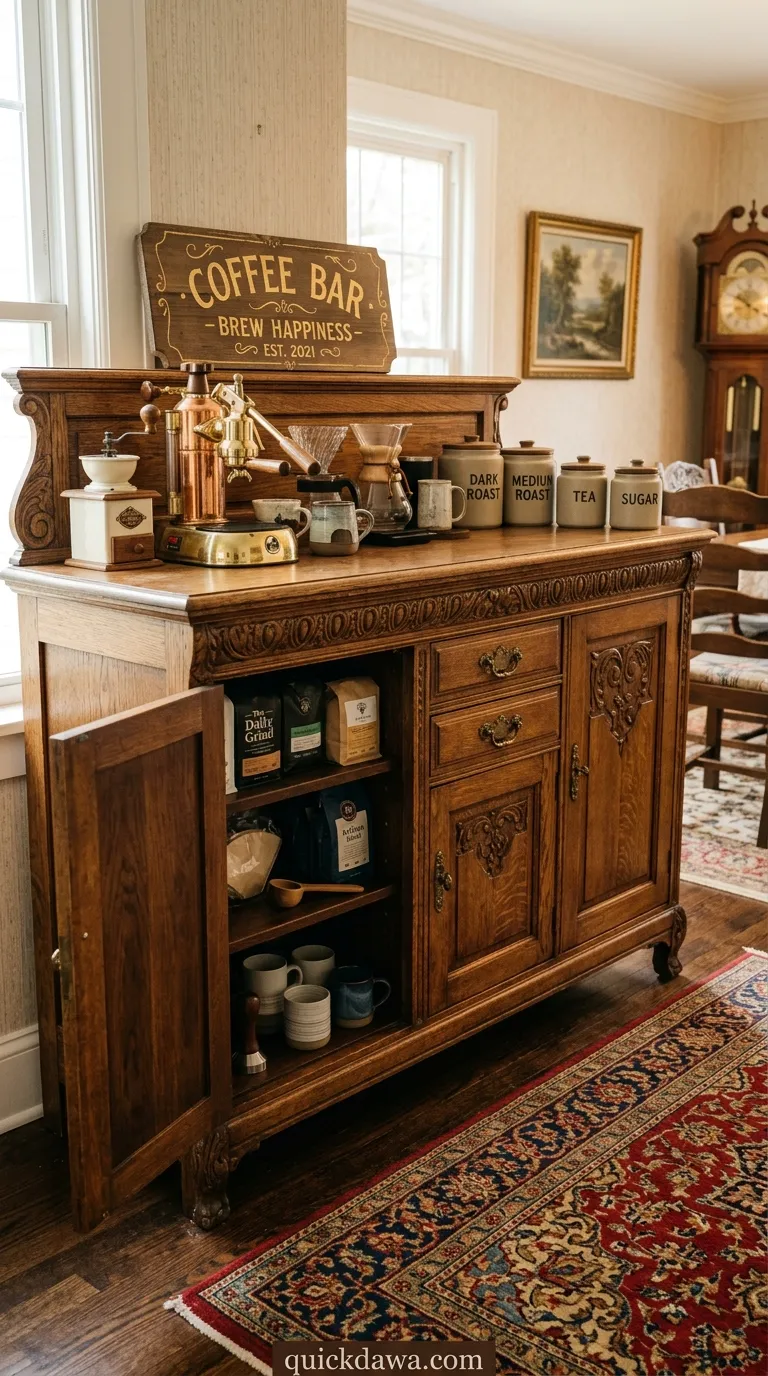 Vintage Buffet Coffee Conversion