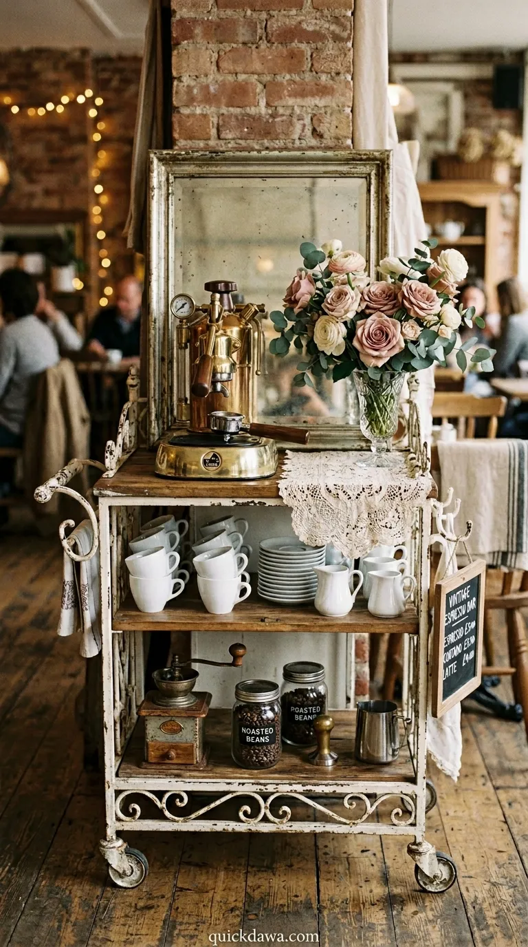 Vintage Cart Espresso Bar