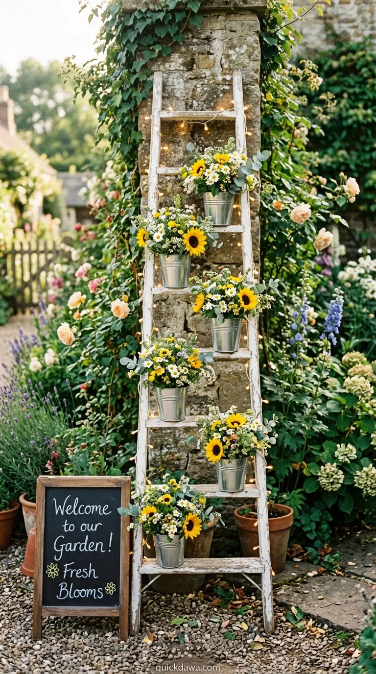 Vintage Ladder Display