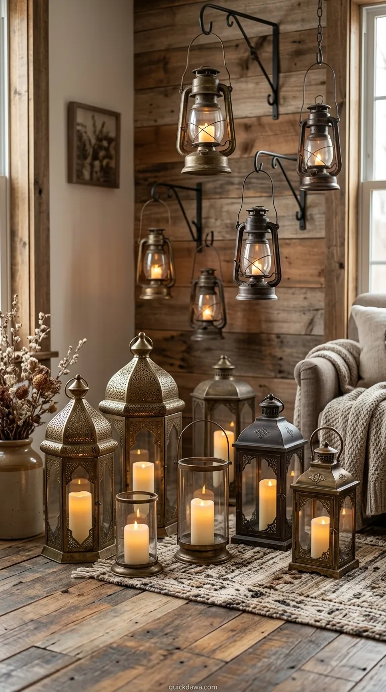 Vintage Lantern Displays