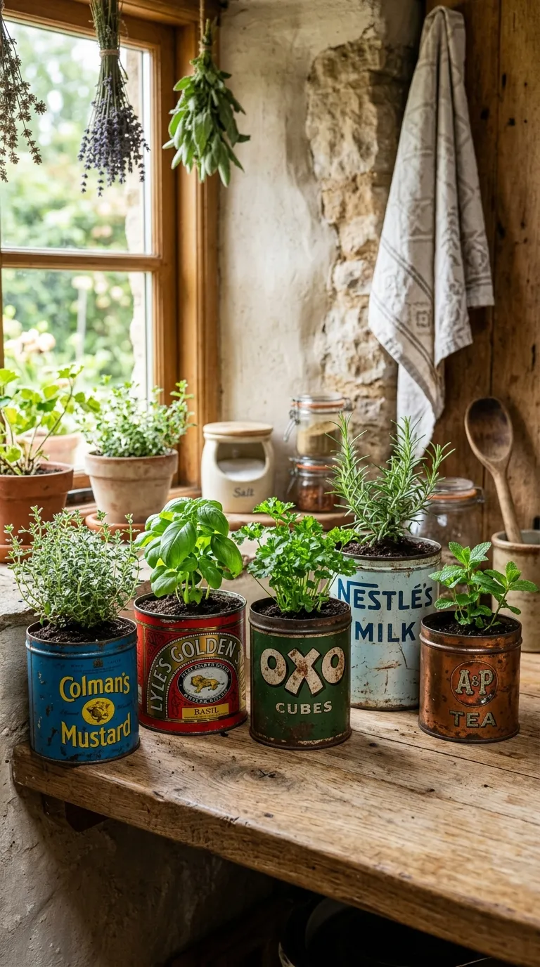 Vintage Metal Tins