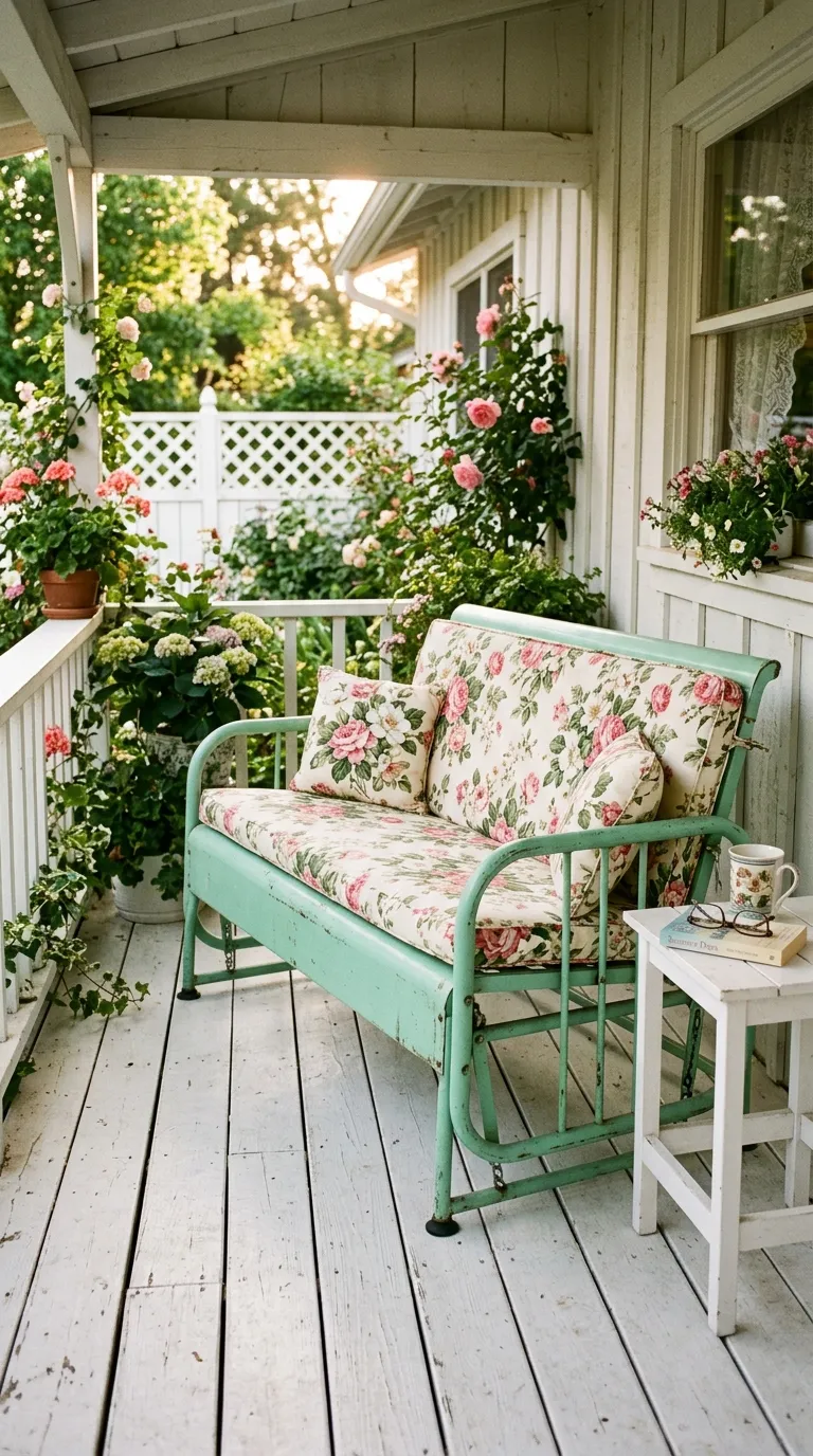 Vintage Porch Glider