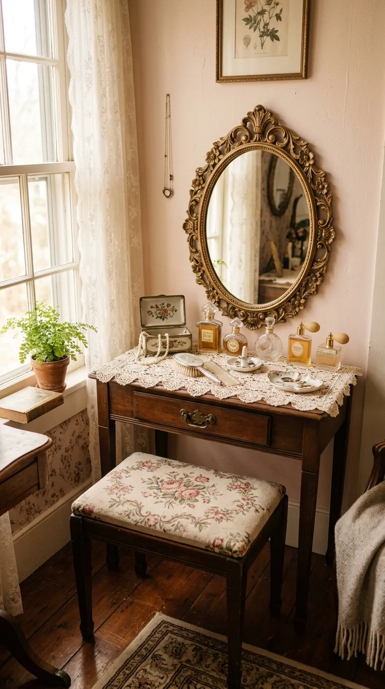 Vintage Vanity Corner