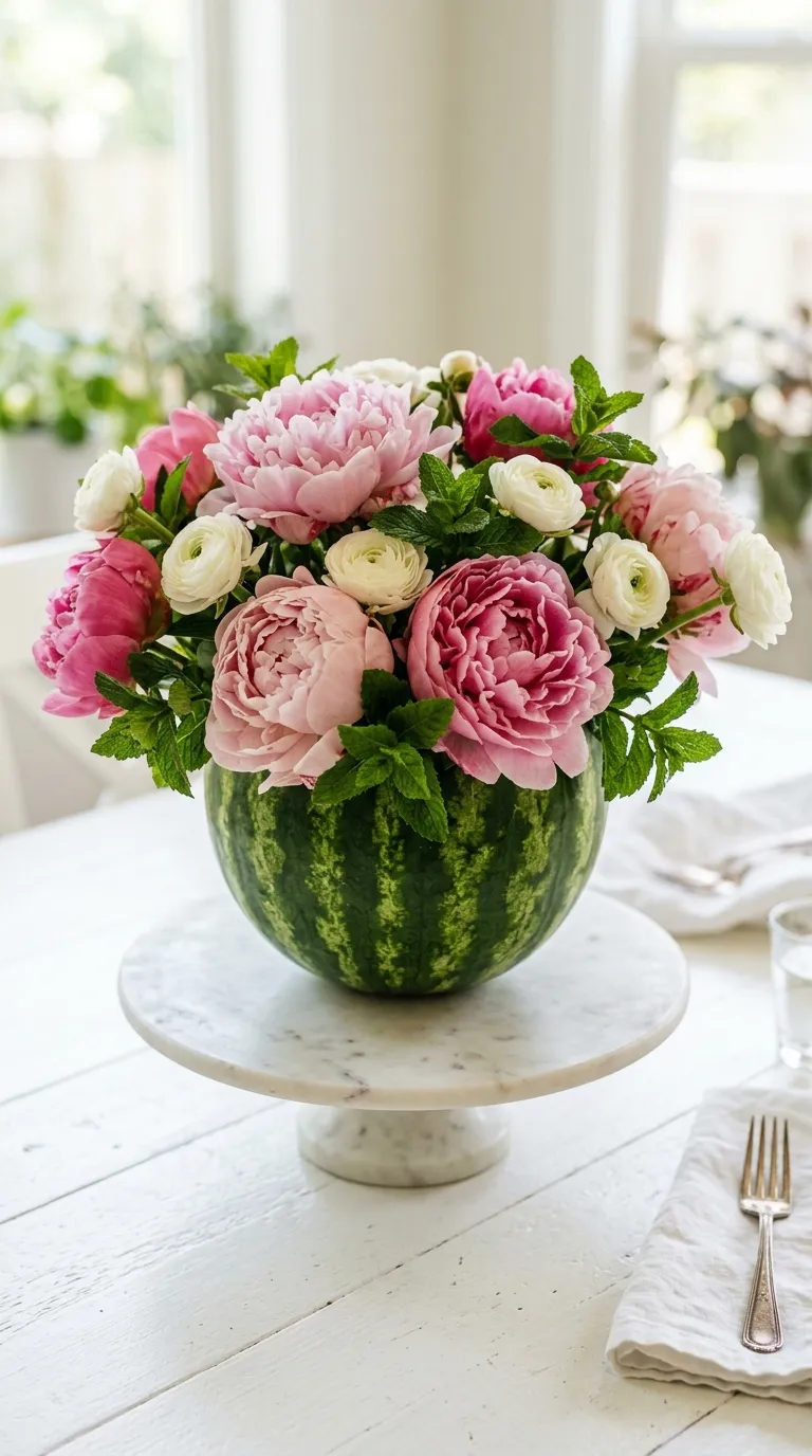 Watermelon Vase Display