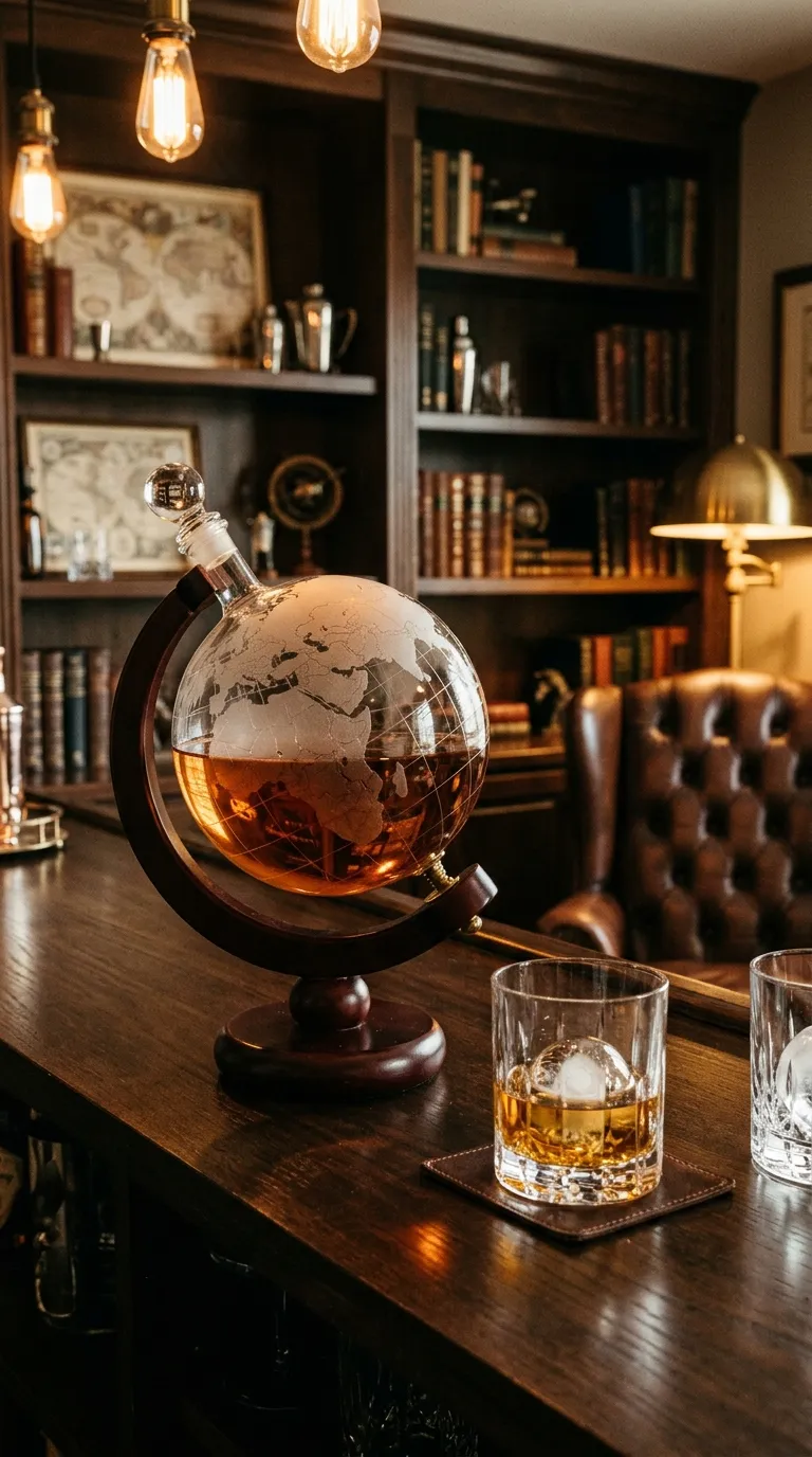 Whiskey Decanter Globe