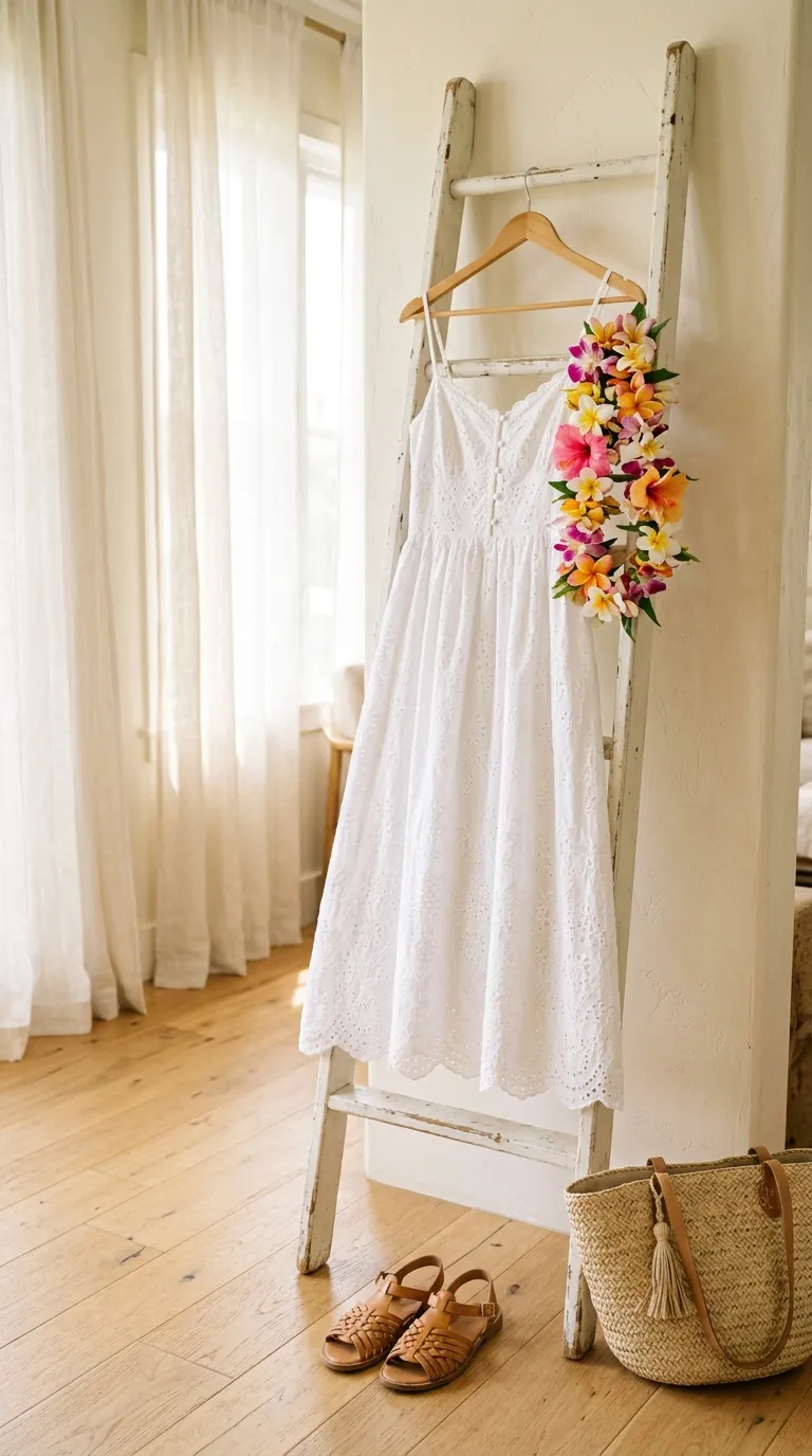 White Eyelet Sundress