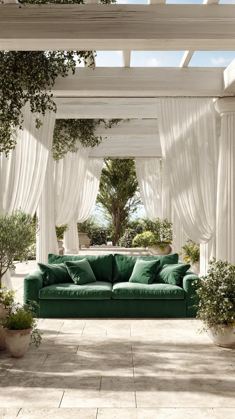 White Pergola Frame
