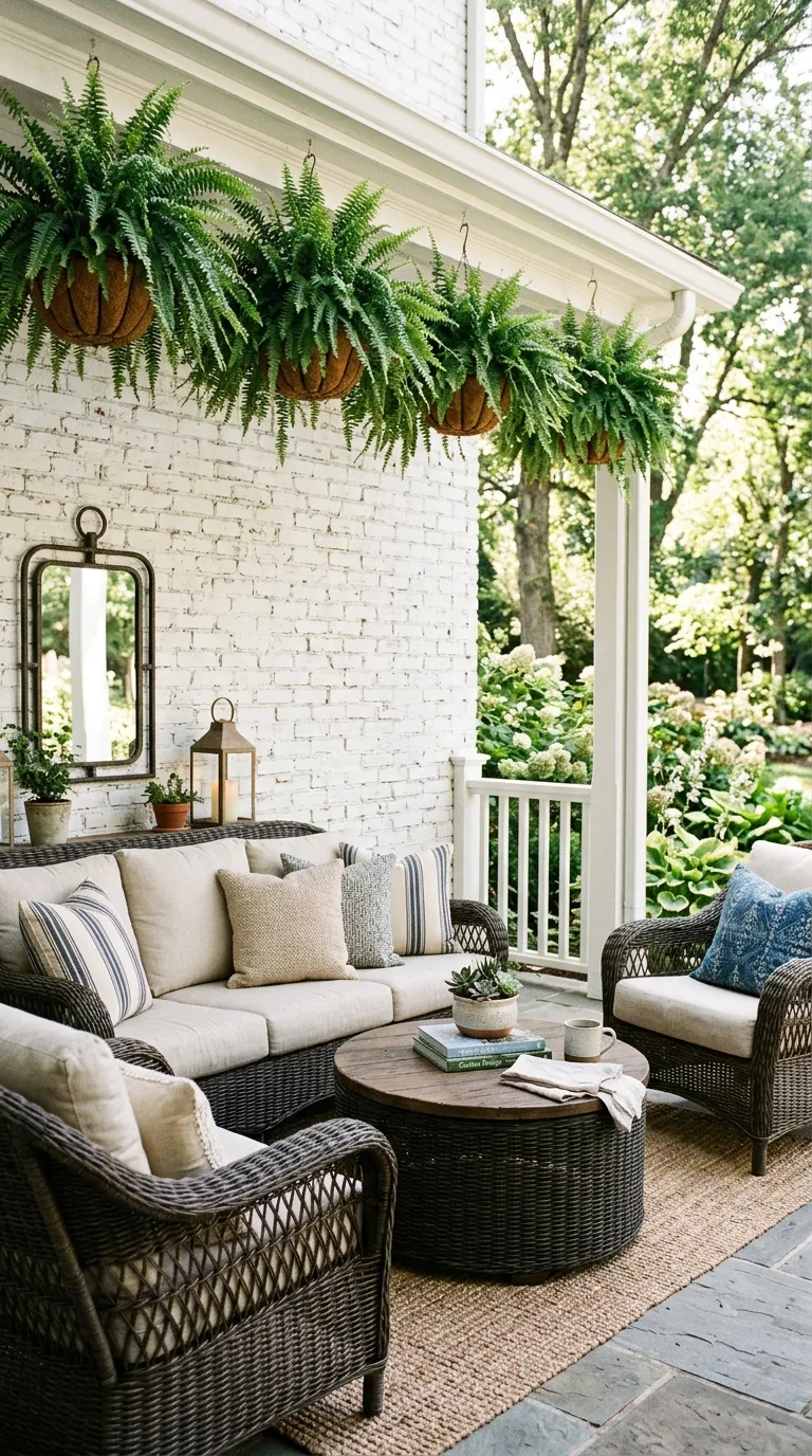 Whitewashed Brick Background