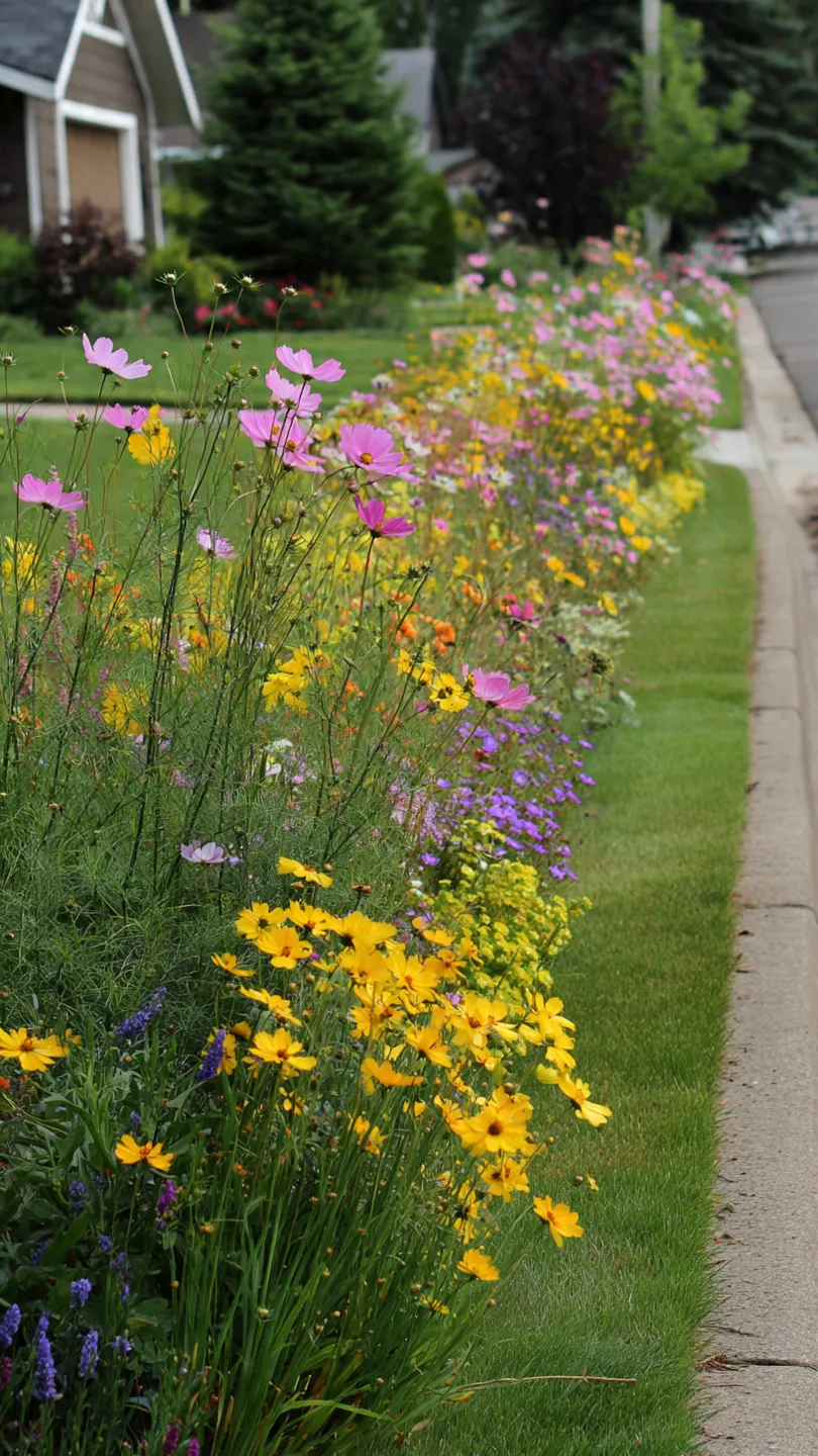 Wildflower Lawn Strip