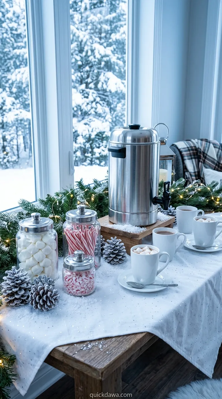 Winter Wonderland Hot Cocoa Station