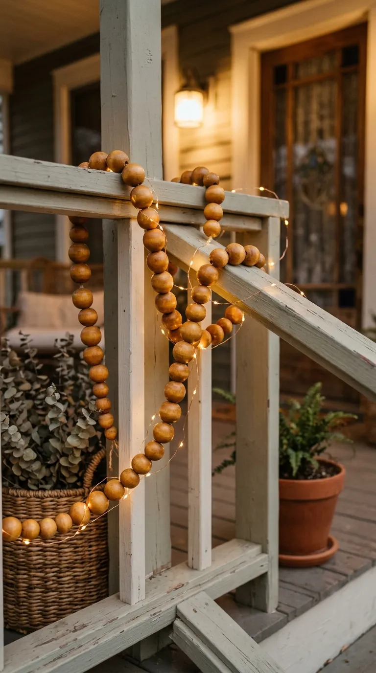 Wooden Bead Garland