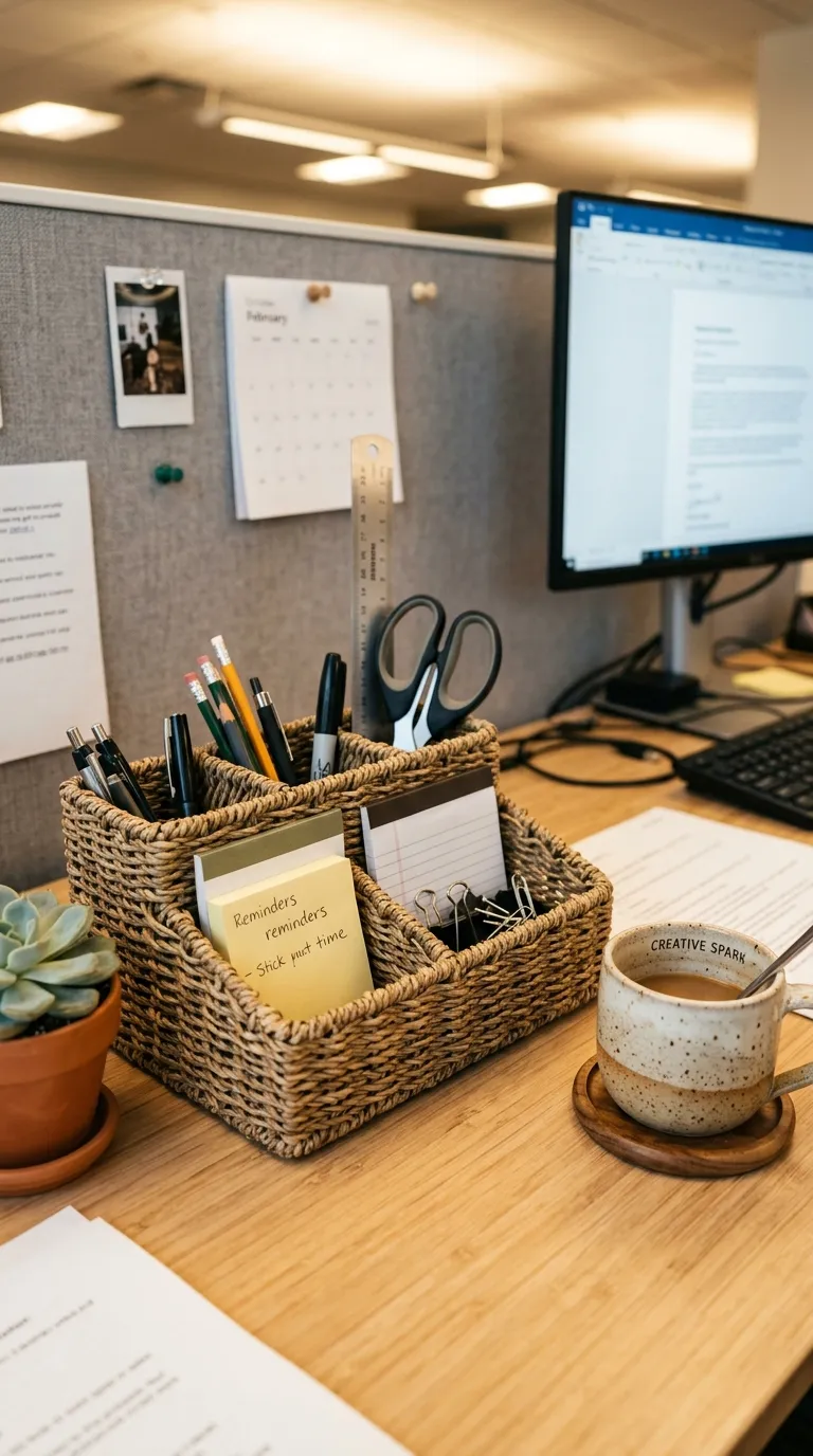 Woven Desk Organizer