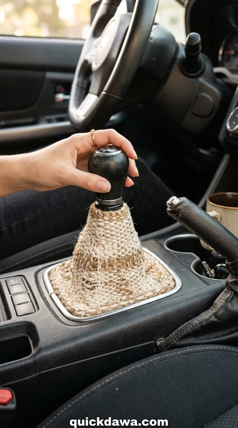 Woven Gear Shift Boot