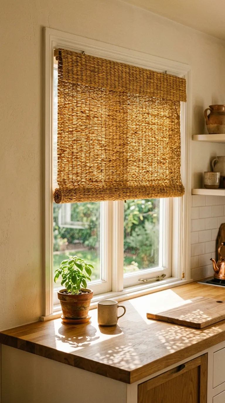 Woven Grass Shade