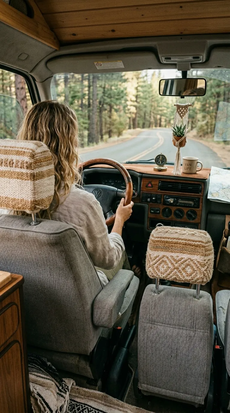 Woven Headrest Covers