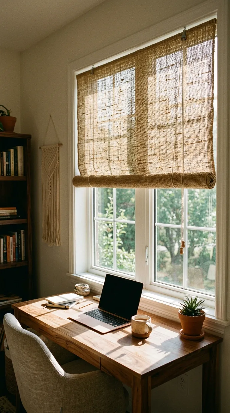 Woven Hemp Shade