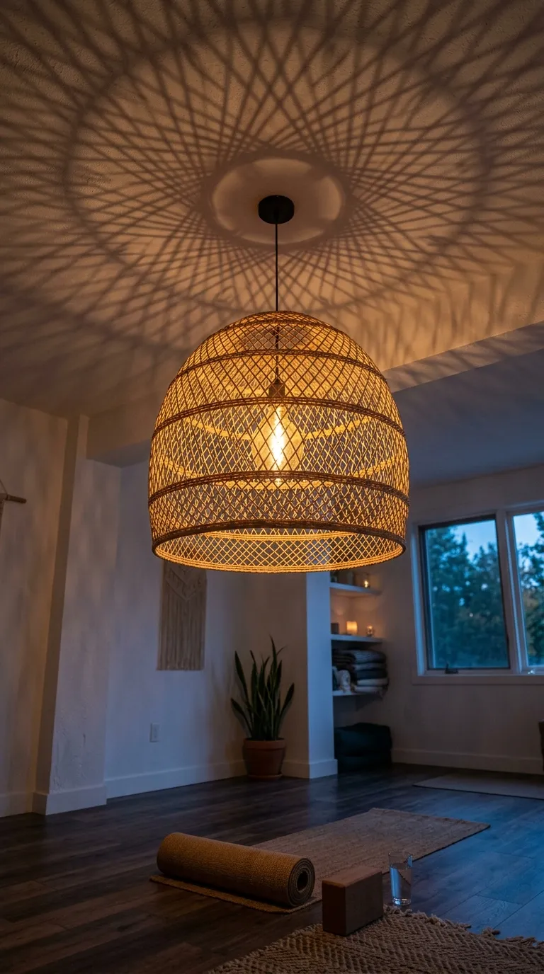 Woven Pendant Glow