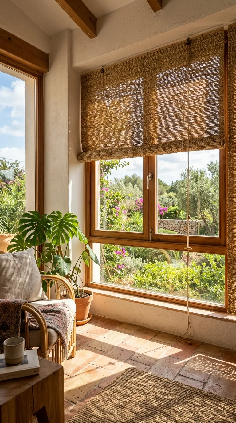 Woven Seagrass Blind