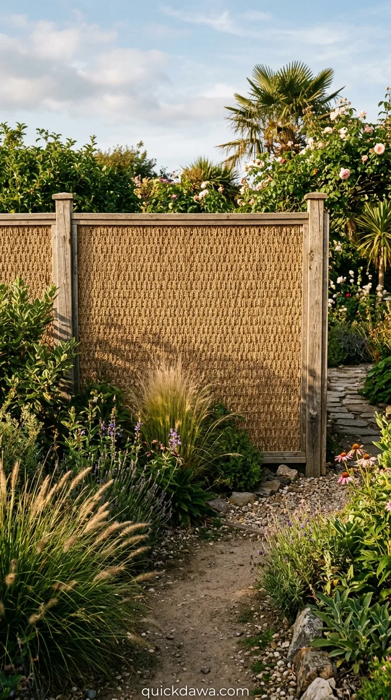 Woven Seagrass Panel
