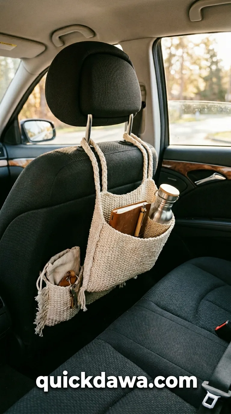 Woven Seat Back Pockets