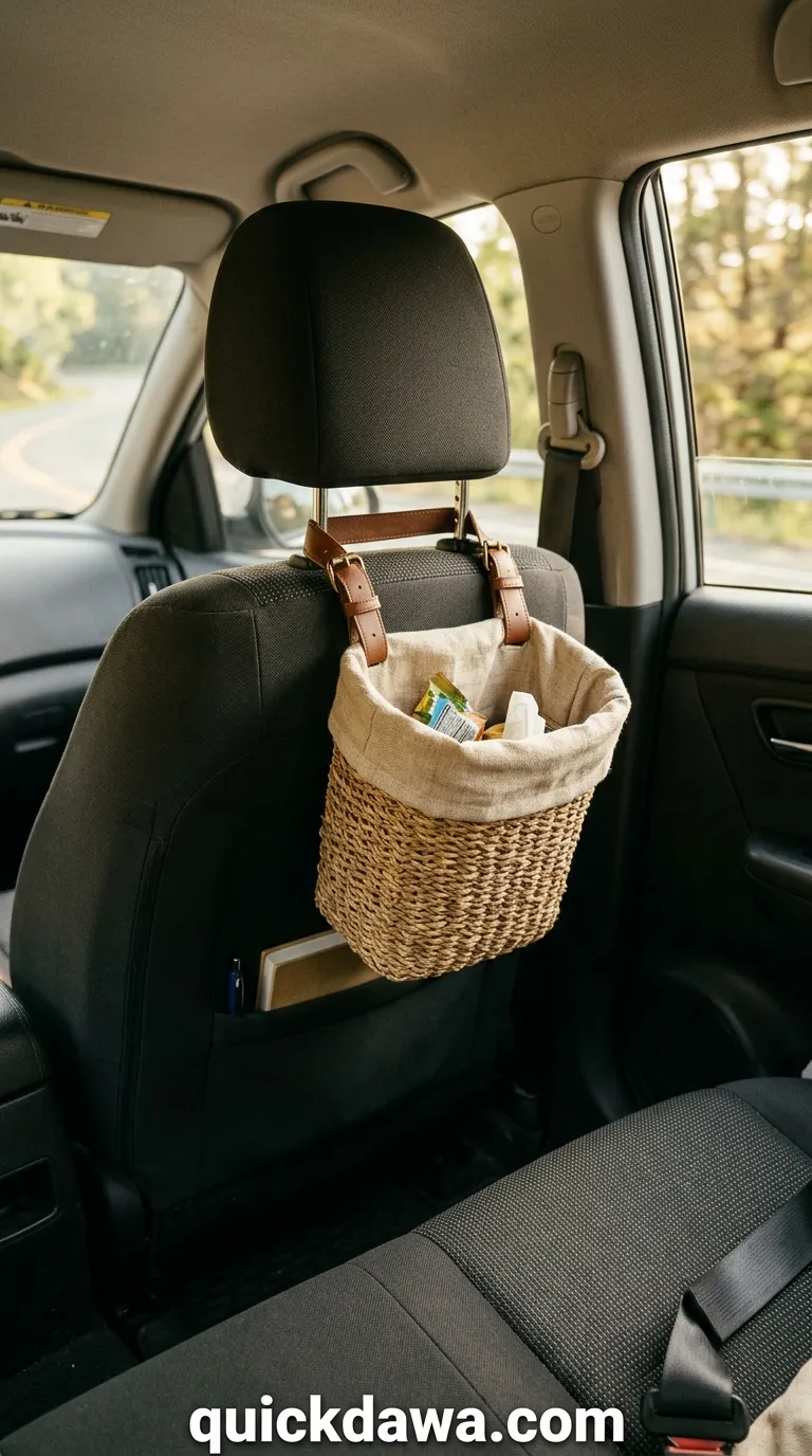 Woven Trash Bin